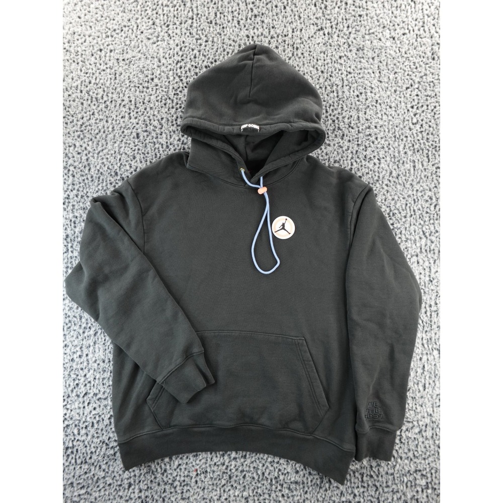Nike Jordan DJ Khaled Keep Going Black Hoodie DV7487 045 Men's Size Large‎